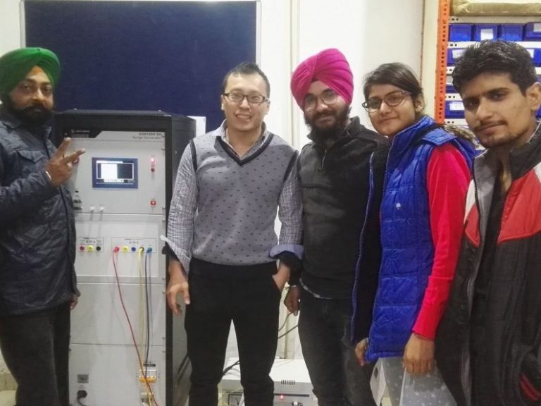 India – Training and Installation for surge generator and LPCE-3 spectroradiometer integrating sphere system