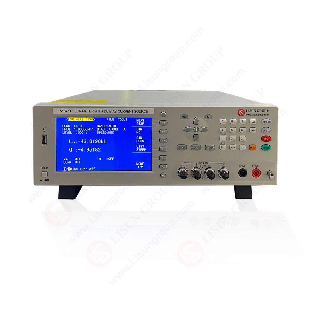 LCR Meter with DC Bias Current Source