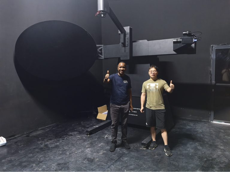 LISUN Engineer Provide On-site Installation and Training for LSG-6000CCD LM-79 Moving Detector Goniophotometer (Mirror Type C) image