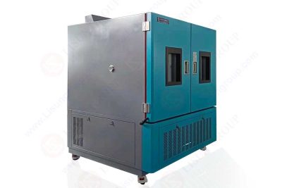 Temperature test chamber methods for studying material behavior during thermal cycling